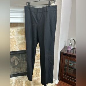 Banana Republic The Martin Fit Size 10 Wool Blend Trouser in black